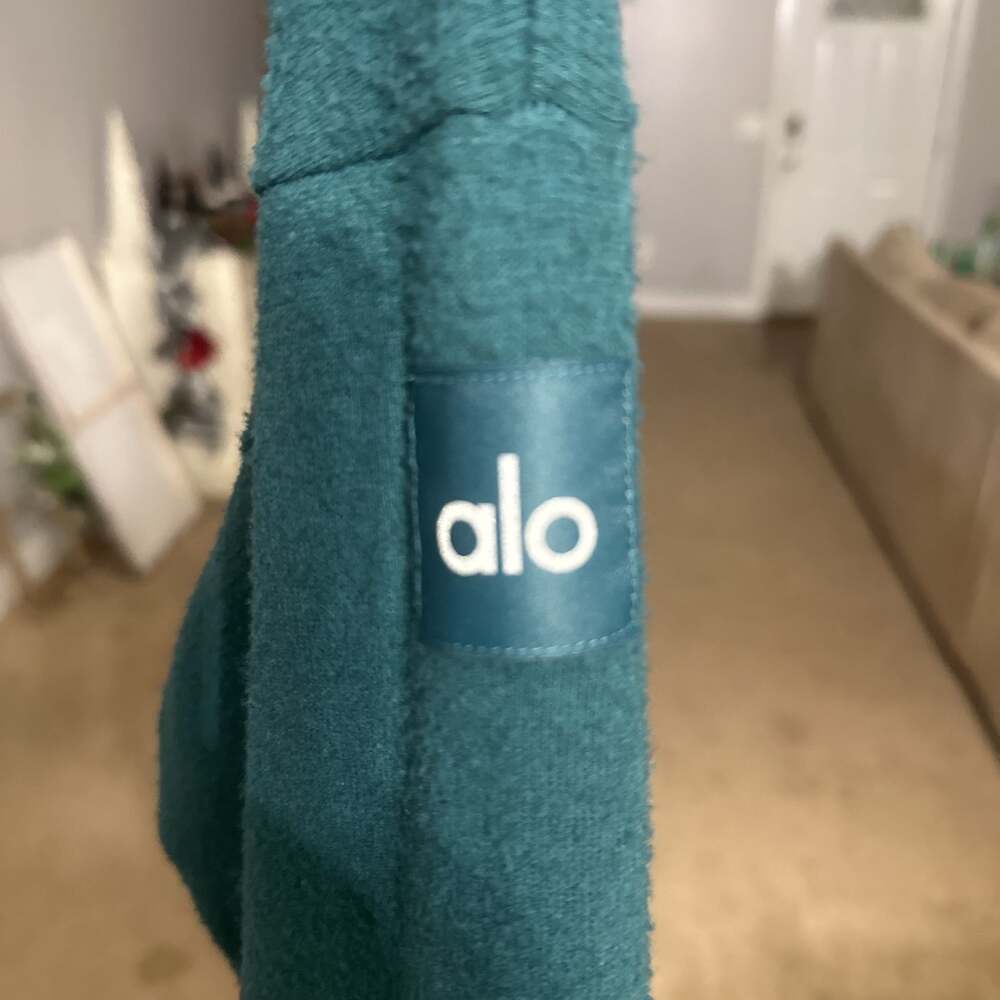 Alo Yoga Renown Heavy Weight Hoodie - Celestial Blue #56 - Picture 2 of 3